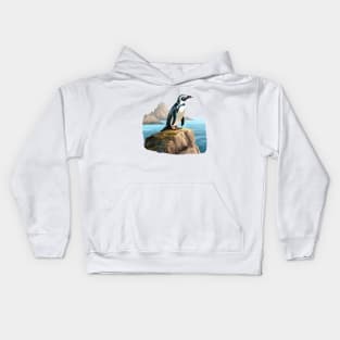 Galapagos Penguin Kids Hoodie